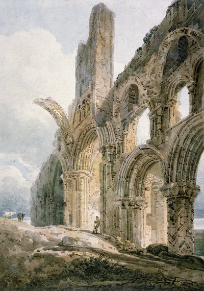 Lindisfarne Abbey by Thomas Girtin